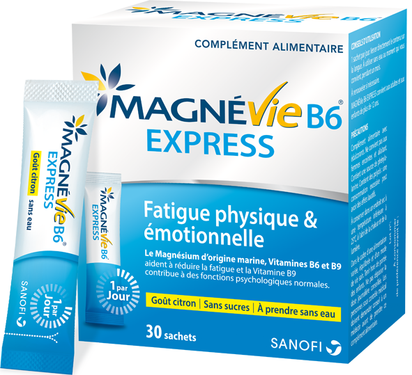 Magnévie b6 express fatigue physique et émotionnelle
